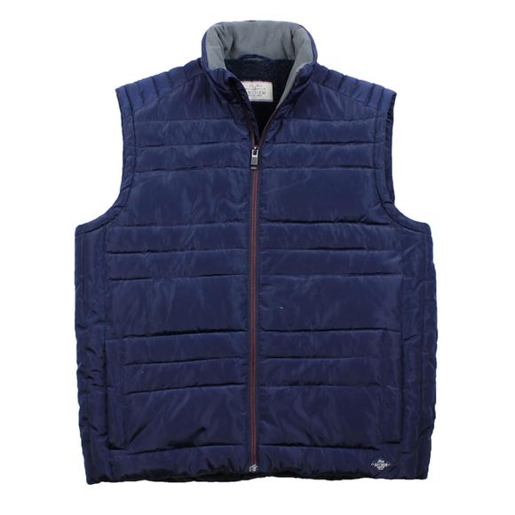 NEW FLAGS & ANTHEM men's nielsville puffer vest in navy